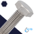 M5X0.8 Hex Bolt,Stainless Steel A2-70,DIN 931 / 933
