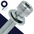 M8X1.25 Socket Head SEMS FW + LW - Steel 10.9 Zinc