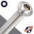 M12X1.75 Button Socket,A2 Stainless Steel,ISO 7380-1