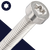 M4 Low Torx Socket,Stainless Steel A2,ISO 14580