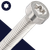 M4 Low Torx Socket,Stainless Steel A2,ISO 14580