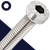 M5 Socket Head Low,Stainless Steel A2,DIN 7984