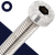 M5 Socket Head Low,Stainless Steel A2,DIN 7984