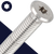 M5 Ultra Low Torx,Stainless Steel A2,Reduced Head Profile