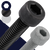 M6 Socket Head Bolt,12.9 Black + Zinc Flake,DIN 912