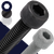 M6 Socket Head Bolt,12.9 Black + Zinc Flake,DIN 912