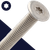M6 EXTREME Low Torx,Stainless Steel A2,Wide Head Profile