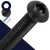 M3 Button Socket Head,Steel Class 10.9,ISO 7380-1