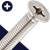 M5 Flat Head Phillips,Stainless Steel A2,DIN 965