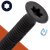M4 Torx Flat Head,Stainless + Black Oxide,ISO 14581