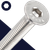 M8 Flat Socket Head,Stainless Steel A2,Countersunk DIN 7991