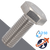 M39X4.0 Hex Bolt,A2-50 Stainless,DIN 931 / 933