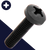 M6 Pan Phillips Screw,DIN 85 / ISO 1580,Black Nylon