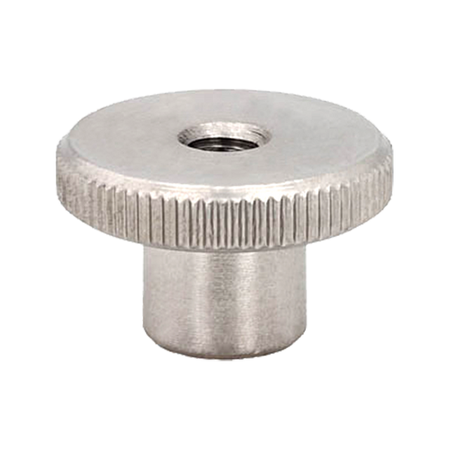 Blind Hole UNC 6# 1/4 3/8 High Knurled Thumb Nuts Aluminium Hand Grip - View #8