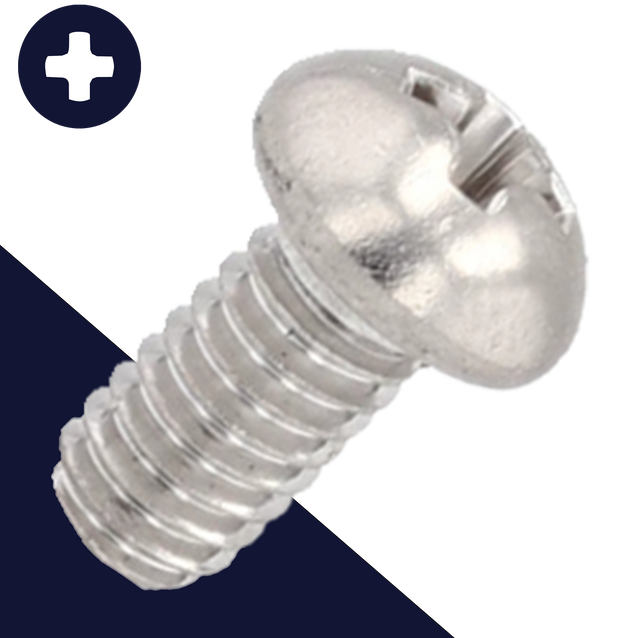 M5X0.9 Ex Coarse Pan Head Stainless Retired JIS B-1111 Screw
