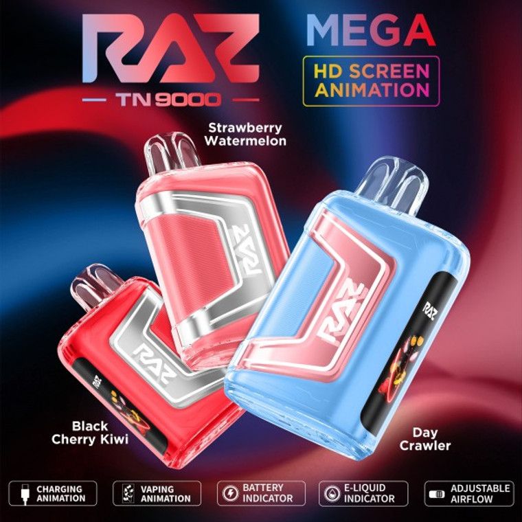 RAZ TN9000 Disposable 5% (Display Box of 5) RAZ TN9000 Disposable 5% (Display Box of 5)