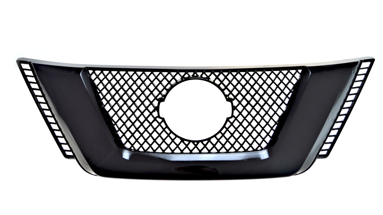 For 2021-2023 Nissan Rogue Black Grille Grill Insert Overlay Trim 2 Piece