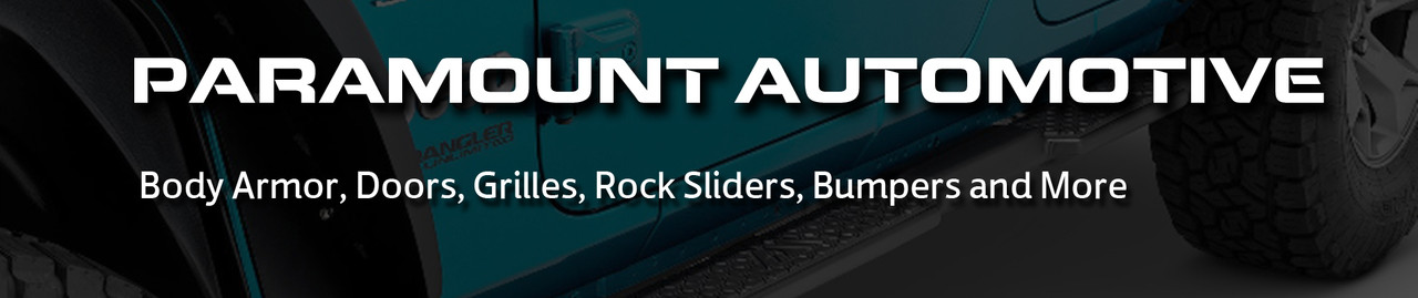 Paramount Automotive | Body Armor, Doors, Grilles, Rock Sliders ...