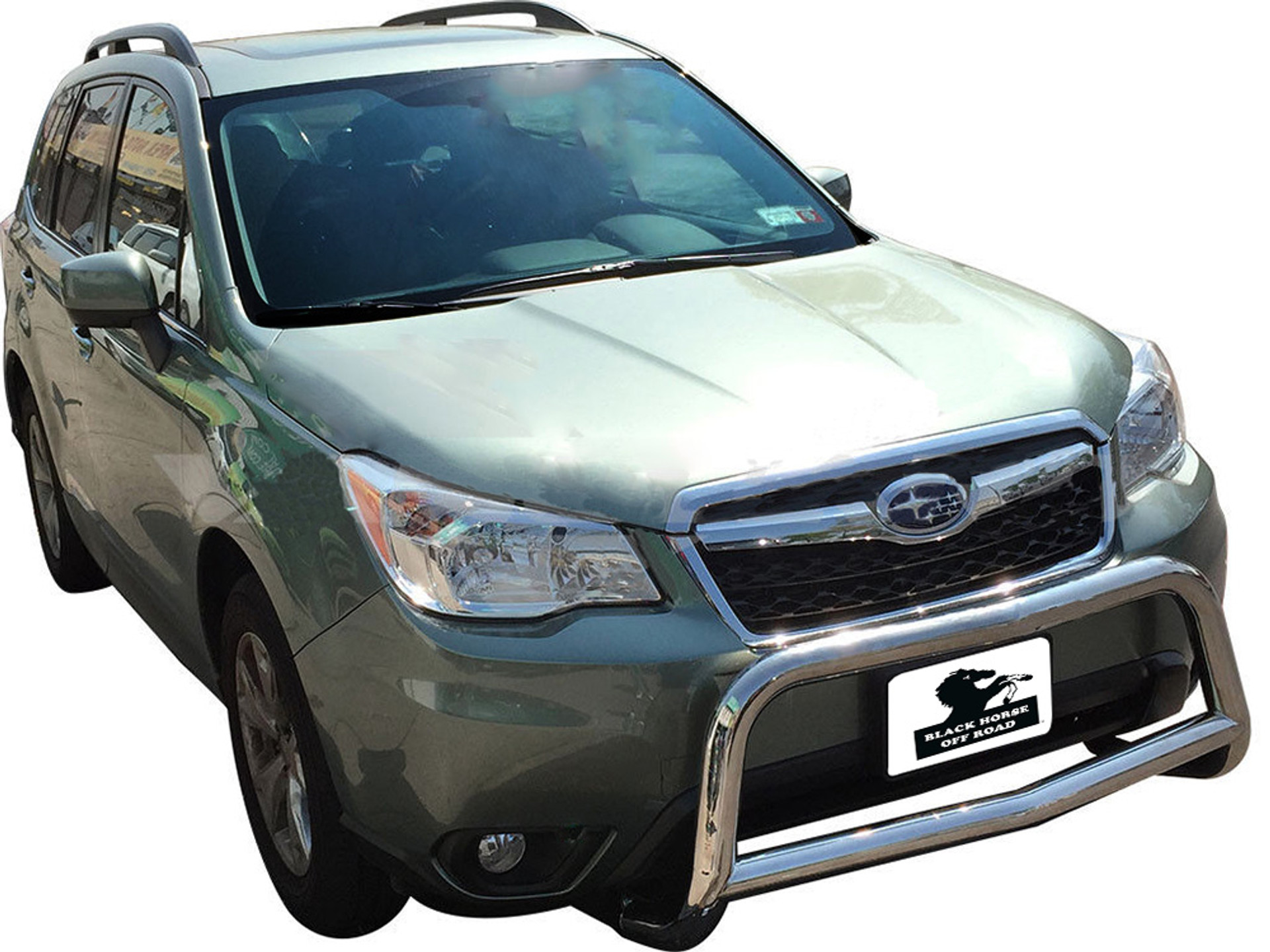 Black Horse Stainless Chrome Bull Bar A Bar for Subaru Forester 20142018 707 Motoring
