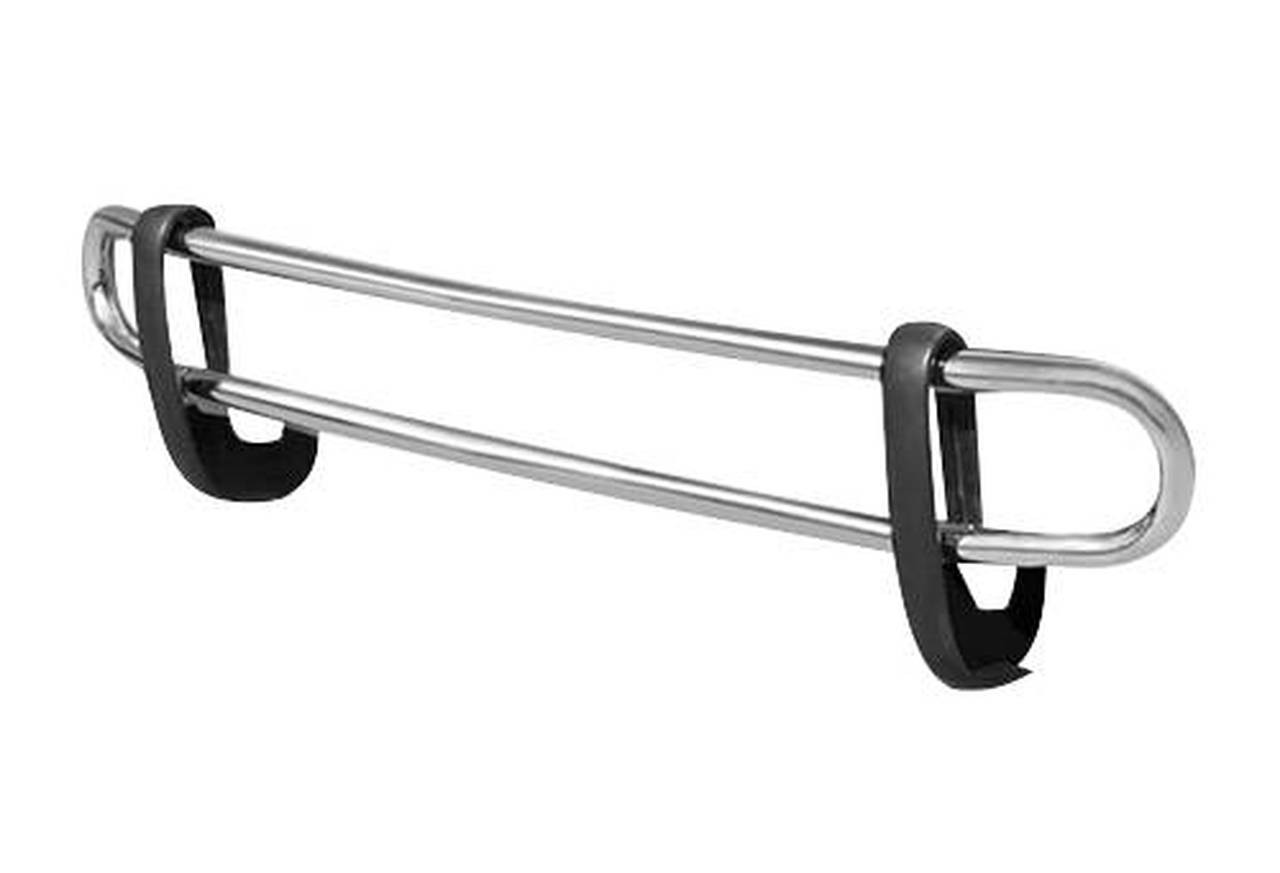 Black Horse Stainless Chrome Double Tube Rear Bumper Guard for Honda