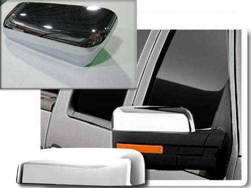 Chrome ABS plastic Mirror Covers for Ford F-150 2009-2014