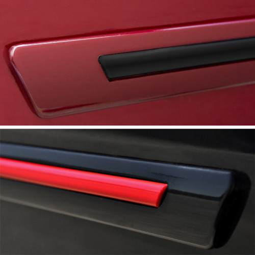 Painted Body Side Door Moldings W/Color Insert for DODGE 2500-3500 CREW/MEGA CAB 2019-2020