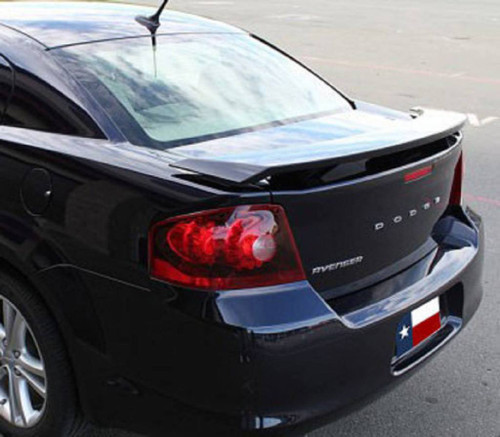 Dodge Avenger 2008-2014 Factory Post No Light Rear Trunk Spoiler