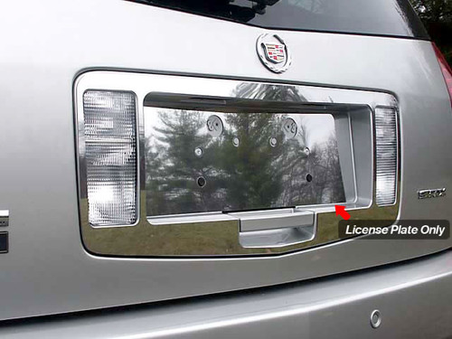 Stainless Steel Chrome License Plate Bezel 1Pc for 2004-2009 Cadillac SRX LP44260