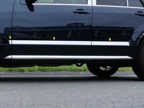 Stainless Steel Chrome Rocker Panel Trim 6Pc for 2004-2009 Cadillac SRX TH44261