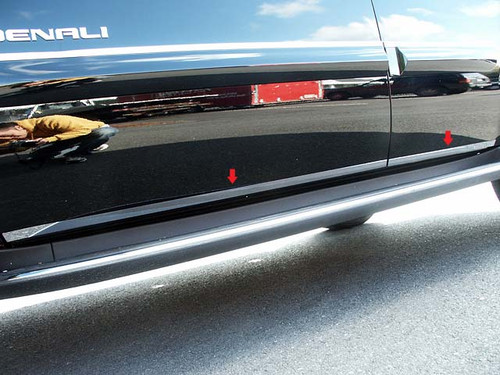Stainless Steel Chrome Rocker Panel Trim 4Pc for 2007-2014 Chevrolet Suburban TH47197