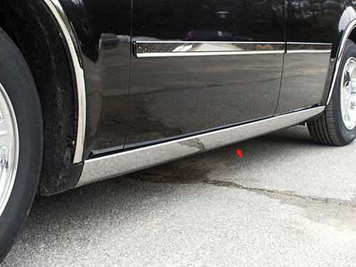 Stainless Steel Chrome Rocker Panel Trim 4Pc for 2005-2010 Chrysler 300 TH45765