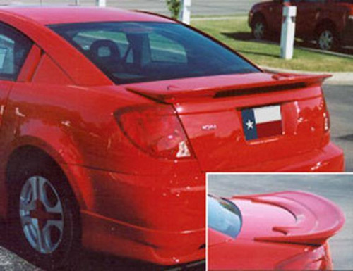 Saturn Ion Quad Coupe 2003-2008 Factory Flush No Light Rear Trunk Spoiler