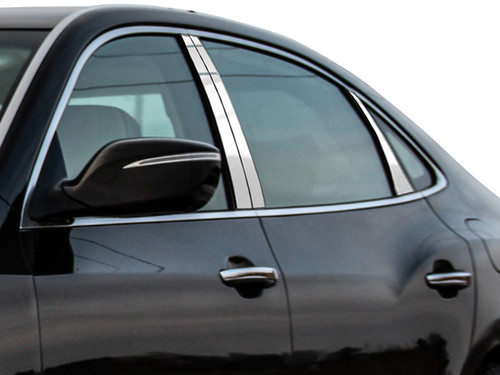 Stainless Steel Chrome Pillar Trim 6Pc for 2011-2016 Hyundai Equus PP13326