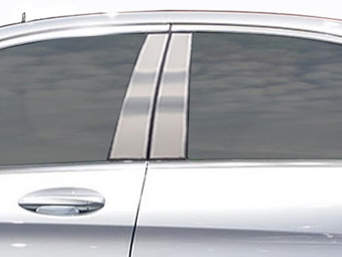 Stainless Steel Chrome Pillar Trim 4Pc for 2015-2020 Mercedes C Class PP15081
