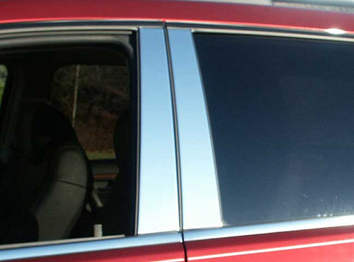 Stainless Steel Chrome Pillar Trim 4Pc for 2007-2009 Saturn Outlook PP47425