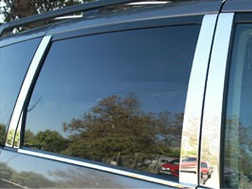 Stainless Steel Chrome Pillar Trim 8Pc for 2004-2010 Toyota Sienna PP24152