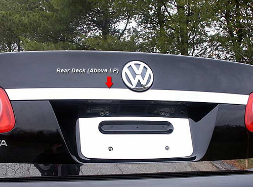 Stainless Steel Chrome Rear Deck Trim 1Pc for 2005-2010 Volkswagen Jetta RD25666