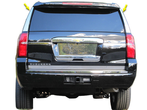 Stainless Steel Chrome Rear Window Set 2Pc for 2015-2020 Chevrolet Suburban RW55195