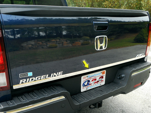 Stainless Steel Chrome Tailgate Accent 1Pc for 2017-2020 Honda Ridgeline RT17240