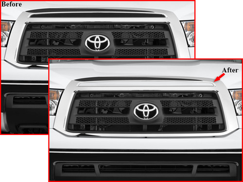 Stainless Steel Chrome Grille Accent 1Pc for 2010-2013 Toyota Tundra SG10145