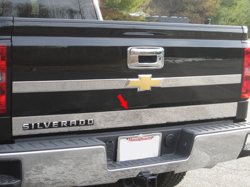 Stainless Steel Chrome Tailgate Accent 1Pc for 2019 Chevrolet Silverado RT54181