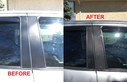 Jeep Grand Cherokee 2011-2020 Real Carbon Fiber Pillar Posts Trim 6PCS