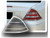 Chrome ABS plastic Tail Light Bezels for Mercedes C Class 2001-2007
