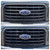 Glossy Black Grille Overlay for Ford F150 2015-2017