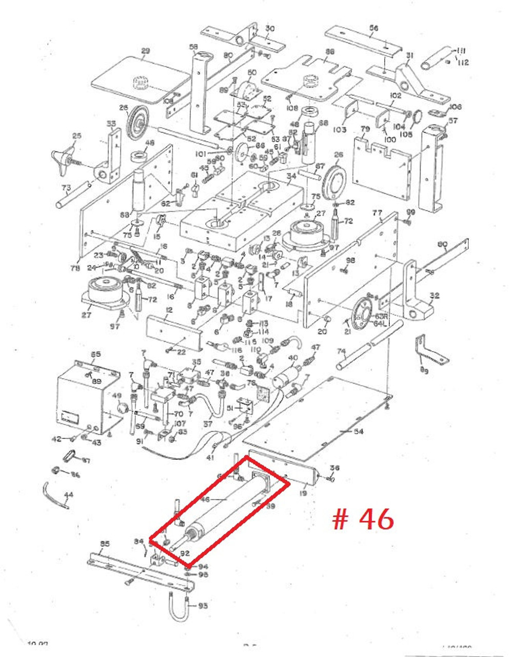 Looking for Zenith 420 Front Section Height Adjustment Air Cylinder, Front Section Air Cylinder, Air Cylinder For Zenith 420 Table, Front Section Cylinder, 420 Air Cylinder, Zenith Height Adjustment Air Cylinder, Zenith Table Air Cylinder, Zenith Air Cylinder?