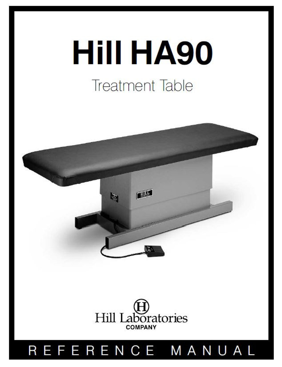 Looking for Hill HA90 Owner's Manual, Hill HA90 Owners Manual, HA90 Manual, Hill manuals, Hill table, hill chiropractic table?