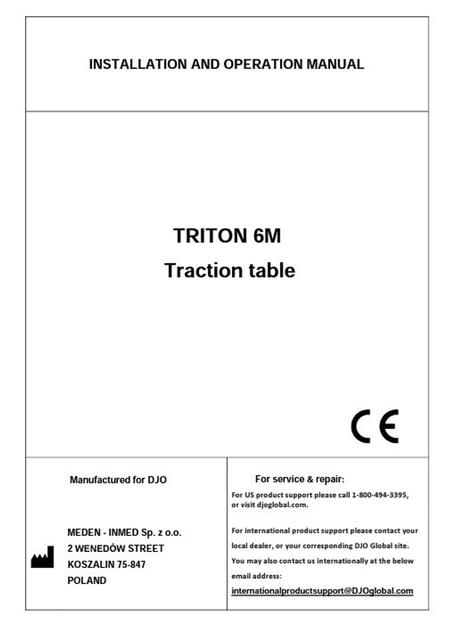 Looking for a Chattanooga Triton 6M User Manual, Chattanooga 6M Table, Chattanooga Triton Table, Triton 6M Manual, Chattanooga Manual, Chattanooga 6M, Chattanooga Decompression Table Manual, 6M Manual?