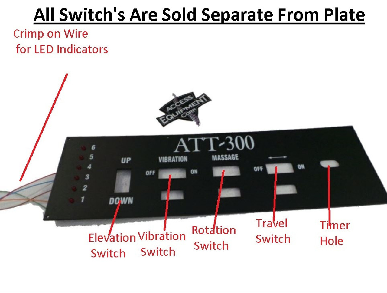 ATT 300 IST Table Replacement Switch Plate