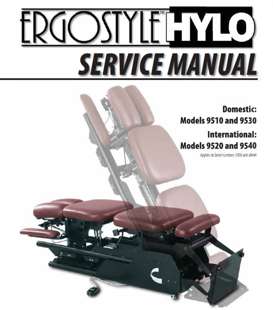 Ergostyle Hylo Service Manual