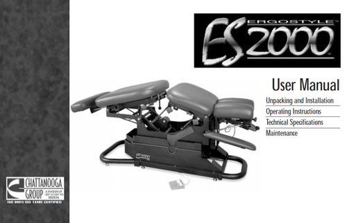 Ergostyle ES 2000 User Manual PDF Download